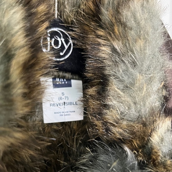 Gap NWT Kids Brown Faux Fur and Brown Reversible Puffer Vest, Size 6/7 Small - Picture 5 of 8